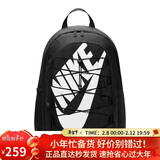 耐克（NIKE）男女双肩包背包 大容量旅行包电脑书包休闲包DV1296-010 黑白
