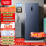 澳柯玛（AUCMA）231升立式冰柜冷柜风冷无霜一级能效家用母乳冷藏全冷冻抽屉式单开门小冰箱BD-231WNE 以旧换新