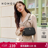 红谷女士包包斜挎包菱格链条包牛皮单肩包流苏小包 38女神节礼物