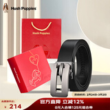 暇步士（Hush Puppies）皮带男真皮腰带自动扣商务男士腰带礼盒装生日礼物送男朋友父亲
