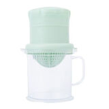 速狄嘉（SU DI JIA）手动榨汁机家用榨汁器婴儿宝宝原汁机手压汁器迷你炸果汁机榨橙汁 北欧绿