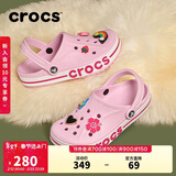 卡骆驰（CROCS）贝雅卡骆班洞洞鞋|205089 芭蕾粉-6TG   39 (240mm)  