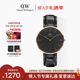 丹尼尔惠灵顿（DanielWellington）DW男士手表经典皮质简约时尚欧美石英腕表送男友情人节礼物DW129
