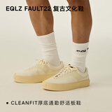 EQLZ义阔官方EQUALIZER FAULT22情侣低帮板鞋男款耐磨透气女无中生有 鹭白 35.5
