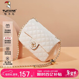 啄木鸟（TUCANO）包包女款2026年单肩包小香风菱格链条斜挎包新年生日情人节礼物