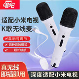 唱吧 K1无线电视麦克风适用于小米电视k歌声卡降噪话筒唱歌老人儿童家庭ktv 双麦版+大礼包