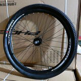 凤凰变速山地车车轮组前后车轮总成碟刹款旋式车轮轮毂 通用自行车 26寸碟刹前轮+内外胎