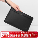 七匹狼钱包男士真牛皮手拿包小号拉链大容量实用生日新年礼物送男友老公