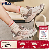 斐乐官方女鞋老爹鞋运动鞋2025秋季新款鞋子厚底蘑菇鞋休闲鞋 浮煤灰/白玛瑙灰-CC 37.5