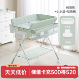 可优比（KUB）尿布台婴儿护理台新生儿多功能按摩整理抚触台可折叠换尿布台 树袋熊+小水盆+垃圾桶【主推升级款】