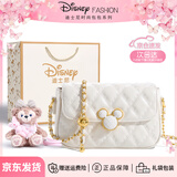 迪士尼（Disney）包包女包斜挎包2026新款小众轻奢实用生日礼物送女生闺蜜高级感 【礼袋礼盒+雪莉玫挂件】米奇链条包 米白