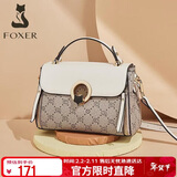 金狐狸（FOXER）女士包包女包大容量单肩斜挎包手提妈妈包生日情人节礼物送女友