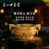 匠心中藝堂【紫禁财宝聚宝盆】非遗艺术品桌面玄关收藏摆件