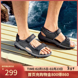 斯凯奇（Skechers）凉鞋男士户外透气沙滩鞋舒适休闲百搭轻便凉拖鞋204105