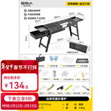 原始人烧烤架户外烧烤炉家用碳烤炉3-7人便携式木炭烧烤架子 升级加厚双翼【食品级304烤网】18件套+5斤炭+煎盘