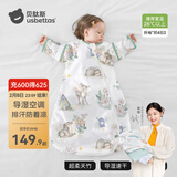贝肽斯婴儿睡袋夏季空调房宝宝睡袋新生儿童一体防踢被幼儿防惊跳纱布被 【夏季】（前4后2 26℃+）灵鹿 M码 建议身高65-85cm年龄9月-2岁