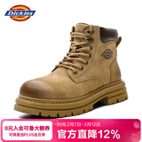 Dickies男士马丁靴高帮时尚男靴工装靴情侣靴男 41 -男款 黄棕
