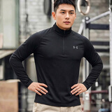 安德玛（Under Armour）长袖T恤男装士 26秋季新款快干运动跑步健身服半拉链训练紧身上衣 快干-1/2半拉链-Tech面料干爽-热销款 2XL (185)