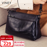 viney牛皮包包女包斜挎妈妈包中年轻奢单肩包生日礼物高级感送女友老婆