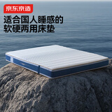 京东京造家居撑腰旗舰款 乳胶+黄麻 黑金刚弹簧 席梦思床垫1.8×2米
