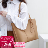 viney牛皮包包女包大容量托特包单肩包手提包生日三八38女神节礼物