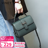 viney牛皮包包女包斜挎妈妈包轻奢单肩手提包送生日情人节礼物女朋友