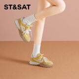 星期六厚底阿甘鞋2026新款春季复古百搭内增高德训鞋轻便休闲舒适运动鞋