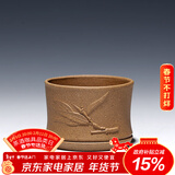 藏壶天下 宜兴紫砂杯主人杯品茗杯个人杯茶碗实用小杯竹段小杯 段泥款