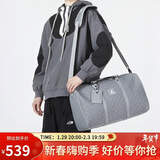 Jordan男女单肩桶包 布面 乔丹旅行包 健身包FJ6787-010蓝灰 均码