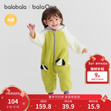 巴拉巴拉童装婴儿连体衣秋冬宝宝外出抱衣哈衣爬服珊瑚绒男童女童婴童衣服