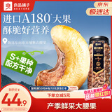 良品铺子 紫衣腰果500g大颗粒A180越南带皮每日坚果干果企业送礼团购罐装