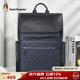 暇步士（Hush Puppies）商务双肩包大容量男士背书包男电脑包多功能生日礼物送男友