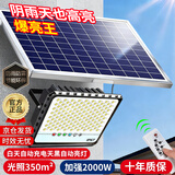 博朗尔太阳能户外照明灯庭院灯新农村家用路灯大功率超亮led防水投光灯