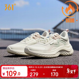 361°运动鞋女春季保暖网布轻便减震通勤休闲跑步鞋子女682232210-1