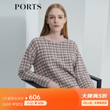PORTS宝姿女装 秋冬新品毛衣LL9K489LZF036 芋粉混色 S