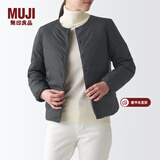 MUJI MUJI 女式轻量羽绒便携式夹克衫羽绒服短款轻薄女款冬季BDC07C1A 灰色 L (165/88A)