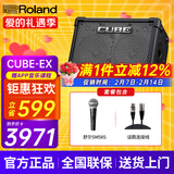 罗兰（Roland）音箱音响CUBE STREET EX吉他弹唱户外直播内录便携路演舞台演出 EX音箱+舒尔SM58S话筒