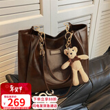 爱情海牛皮包包女包托特包大容量单肩高端品牌生日情人节礼物送女友老婆