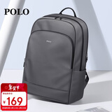 POLO双肩包男士大容量背包旅行学生书包16/17.3英寸电脑包情人节礼物