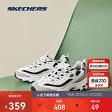 斯凯奇黑白金|男女鞋情侣复古增高透气经典熊猫休闲运动老爹鞋896204