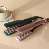 雅周（YAZHOU） 玉米须夹板卷发棒垫头发根短发长发大波浪烫发器男女头发蓬松器电夹板格子内玉米蓬松 翡翠绿
