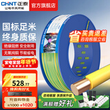正泰（CHNT）电线铜芯电缆电源线BV1.5/2.5/4平方6平方国标纯铜家装硬电线 双色BV4（100米）