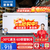 星奥雪冰柜商用家用卧式冷柜大容量冷藏冷冻展示柜双温商用大容量冷冻柜商用大冰柜 788单温/智能数显长1.45米双门【6D铜管节能升级减霜】