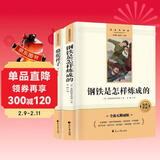 骆驼祥子 钢铁是怎样练成的完整无删减七年级下初一必读课外书同步人教版教材配套阅读语文名著课程丛书2册赠指导手册扫码有声伴读
