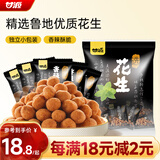 甘源牌香辣味花生500g下酒菜花生米坚果炒货特色小吃解馋休闲零食