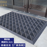 多美净入户门进门地垫室外防滑门口蹭土拼接脚垫除尘垫商用酒店户外 单刷-灰块灰刷【灰色更耐脏】 60*90CM【特价款】