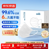 京东京造医用外科口罩一次性独立包装灭菌级100只白色口罩成人防病毒流感