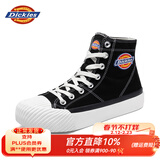 Dickies帆布鞋男鞋春季高帮鞋子男运动板鞋情侣鞋简约百搭休闲鞋 25黑色（男女款） 41