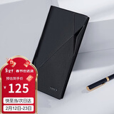 高尔夫（GOLF）男士钱包头层牛皮长款钱包多卡位钱夹薄款休闲皮夹票夹礼盒装