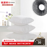 恒源祥纯棉抱枕芯纯色靠枕芯沙发靠垫内胆40 45 50 55 60婚庆靠枕芯腰枕 白色(单只) 60cm*60cm 含枕芯